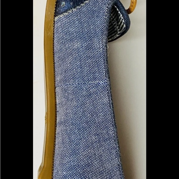 Sperry Top-Sider Women's Harper Oxford Cloth Wedge Pump Navy/midnight size 8 - Picture 8 of 10